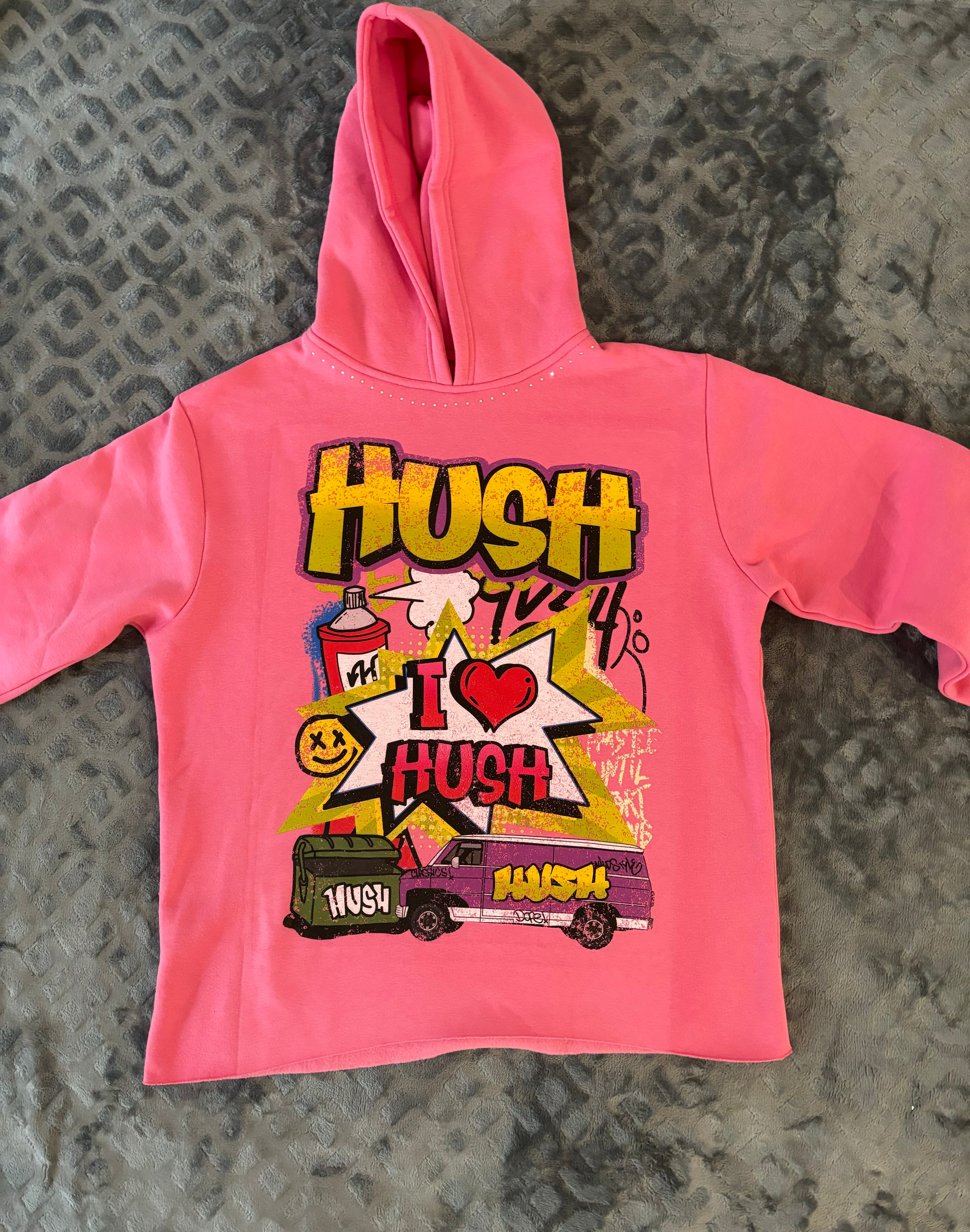 “I ❤️ hush” Hoodie